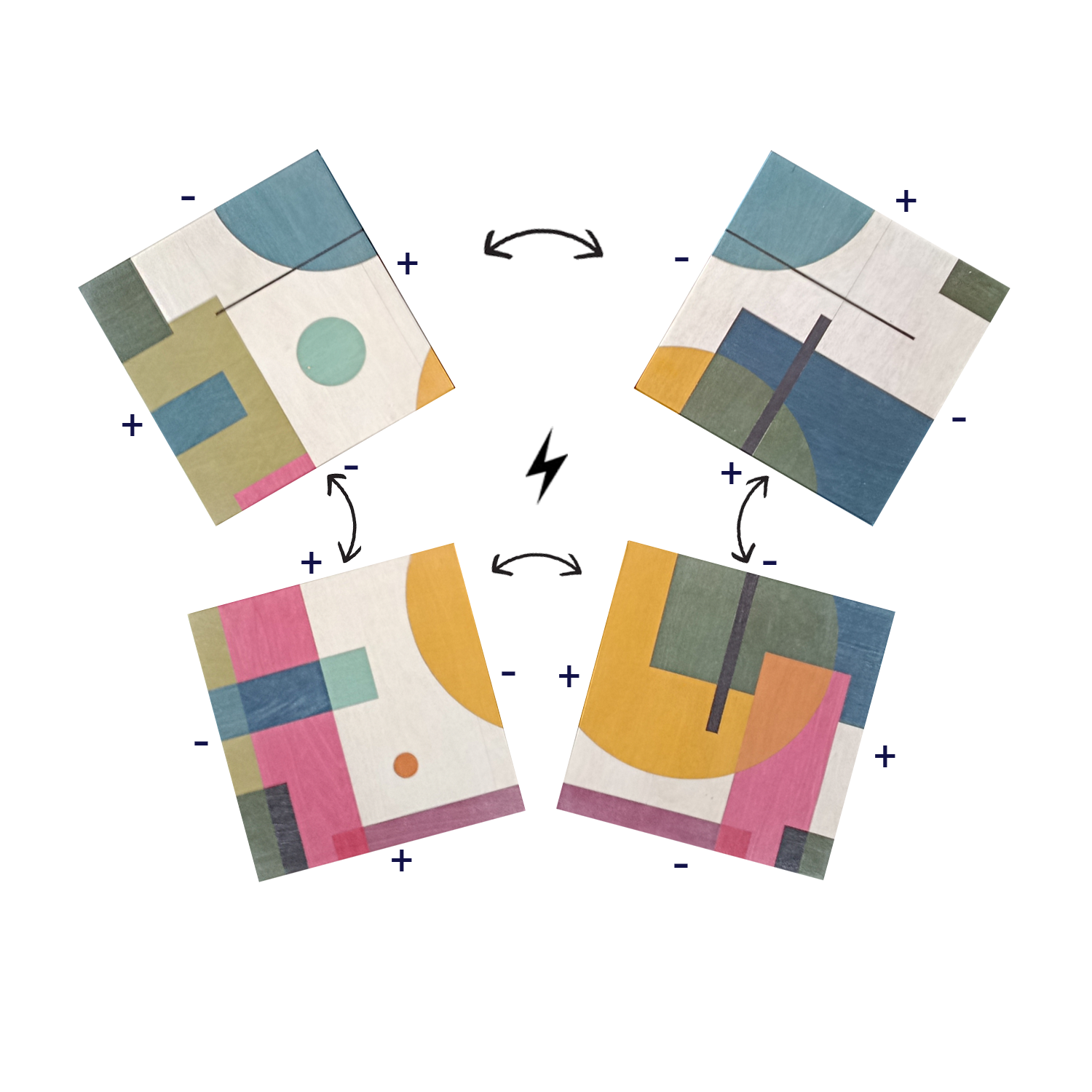 Sposób składania podkładek Miami