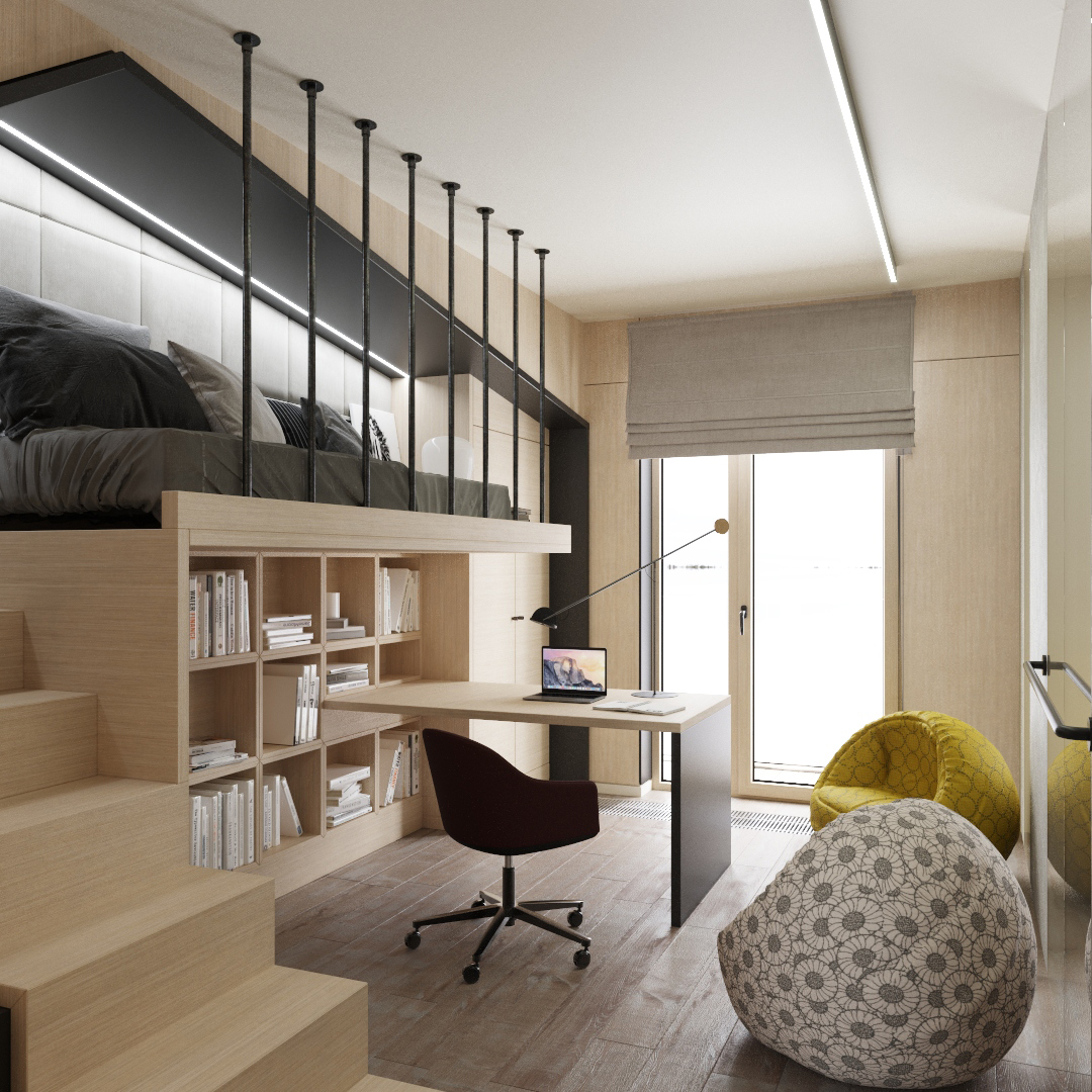 Drugi widok pokoju dziecięcego