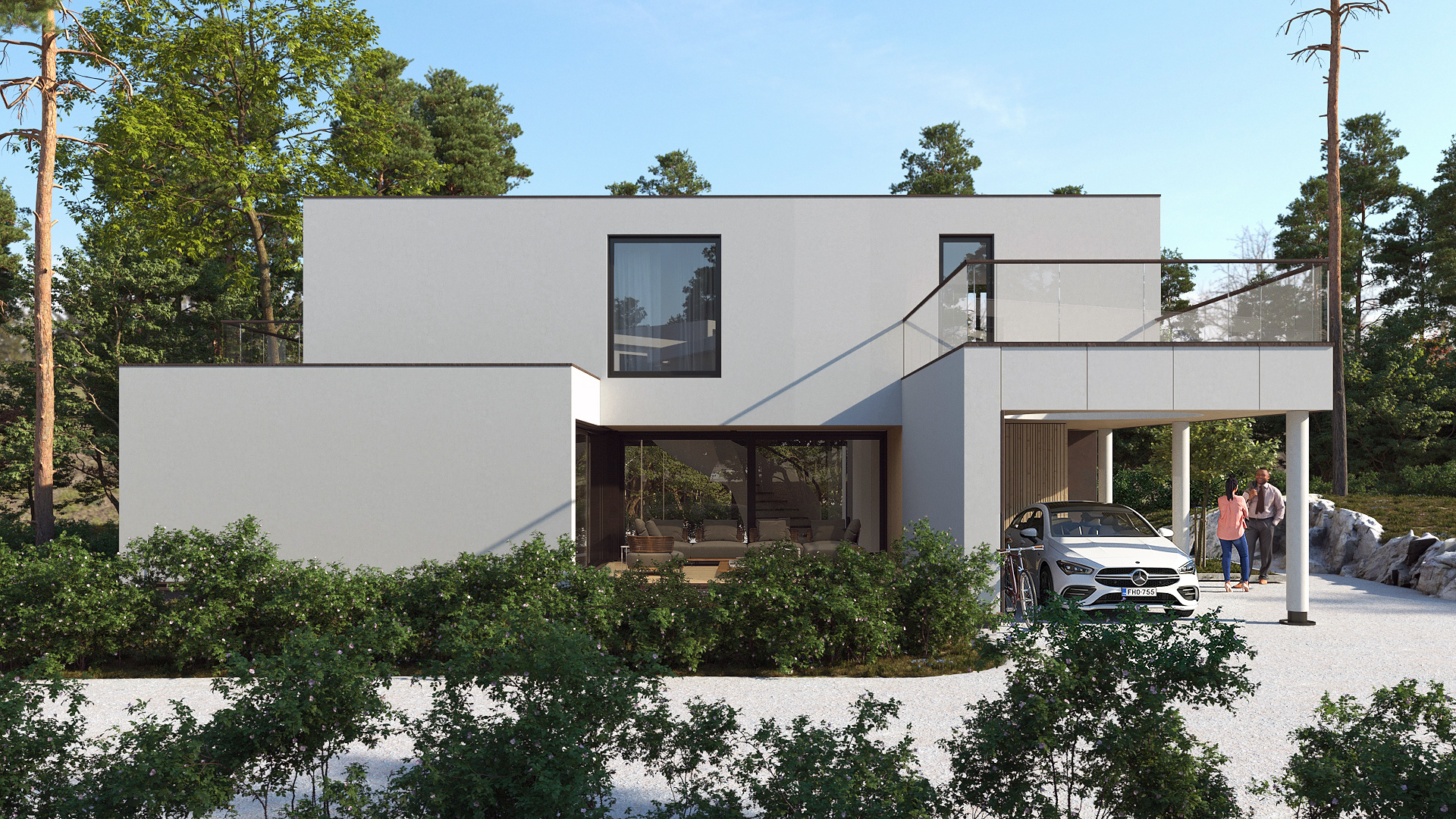 Dom 1 Karhusaari — wizualizacja 4