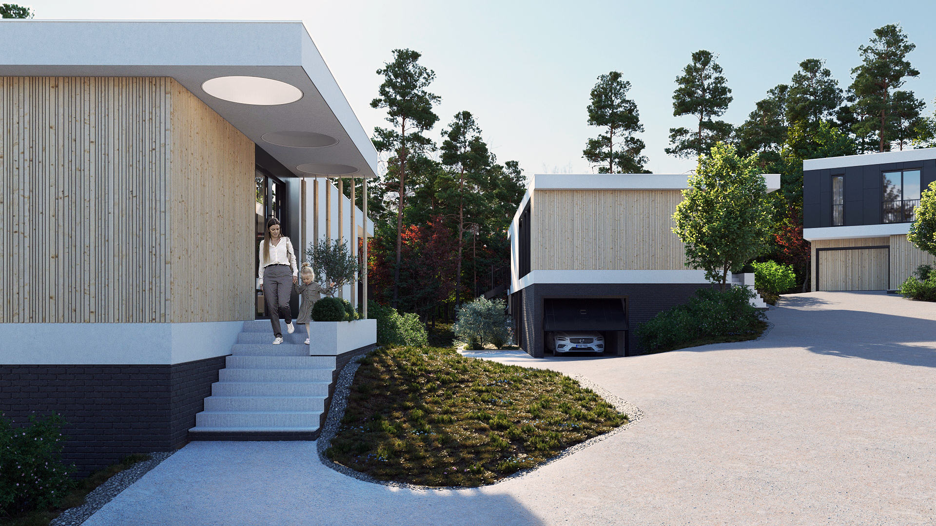 Domy 2 i 3 Karhusaari — widok 2