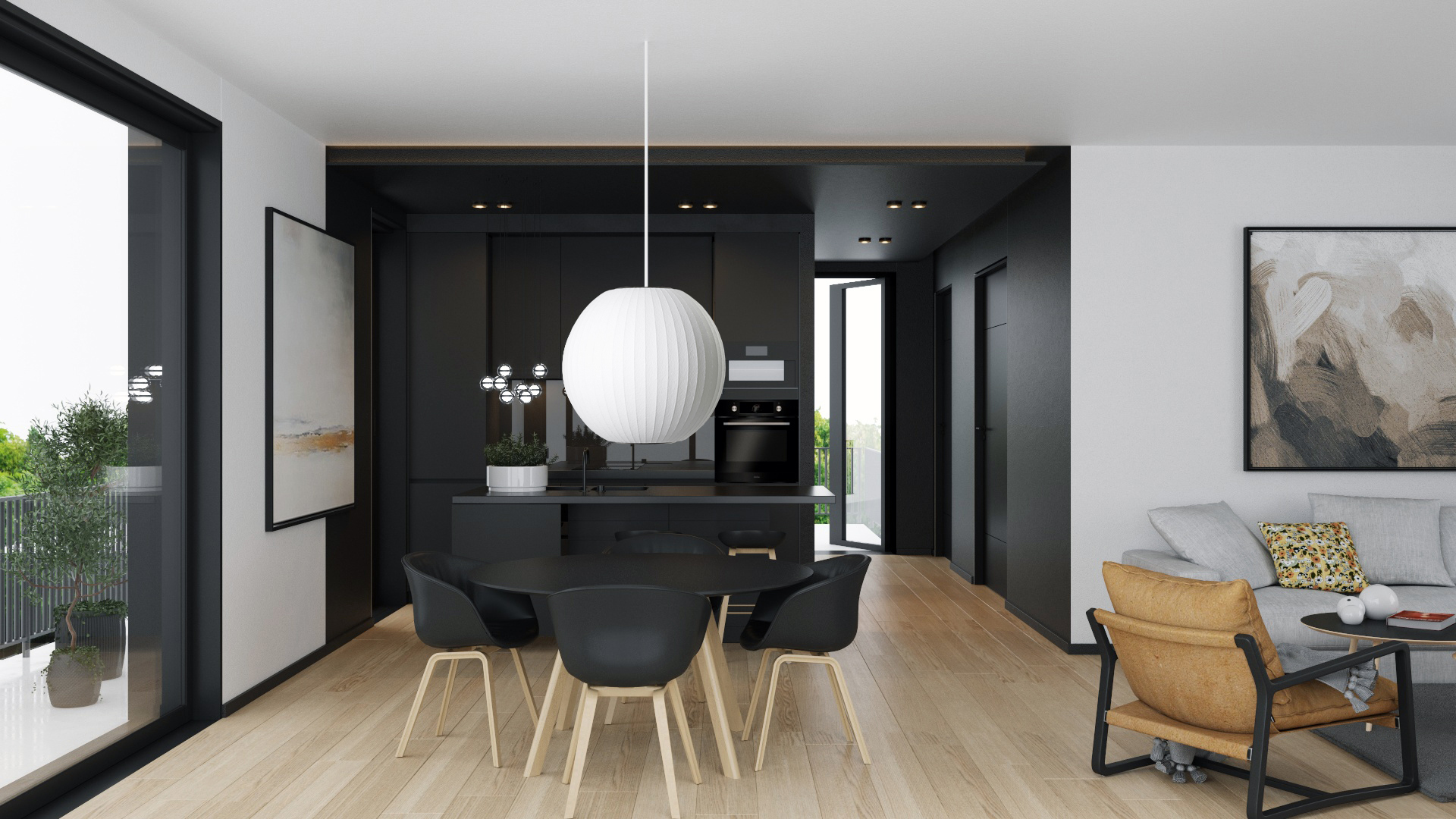 Dom 4 Karhusaari — wizualizacja 1