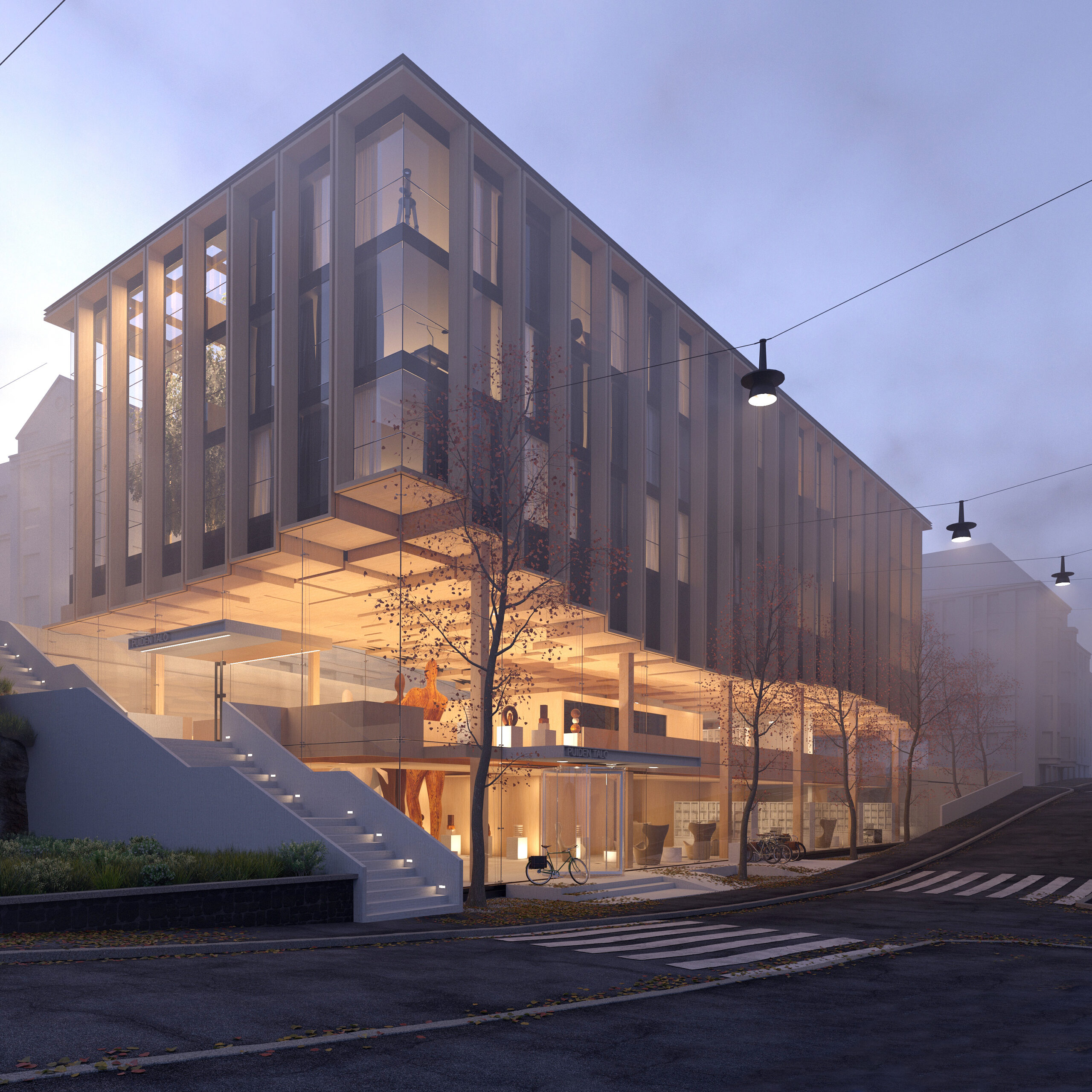 Dom Rzemiosła w Helsinkach - widok zewnętrzny