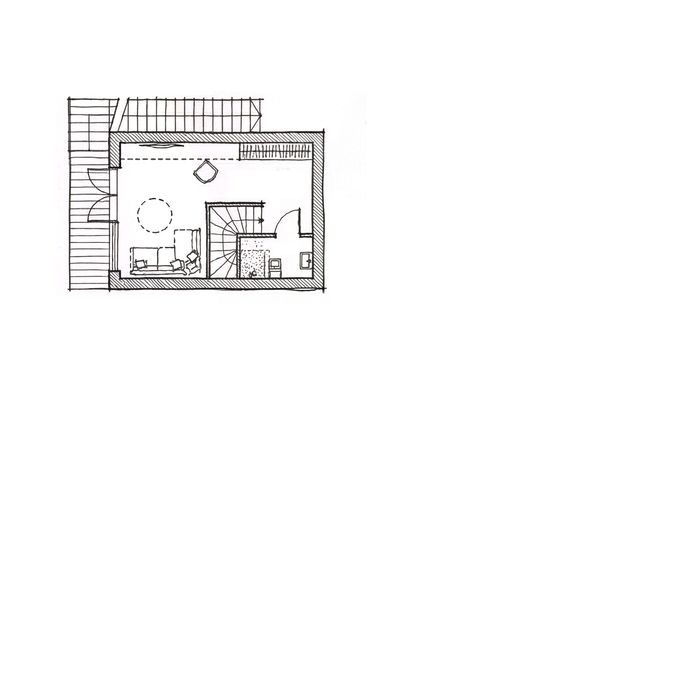 Dom 4 Karhusaari — rzut piwnicy