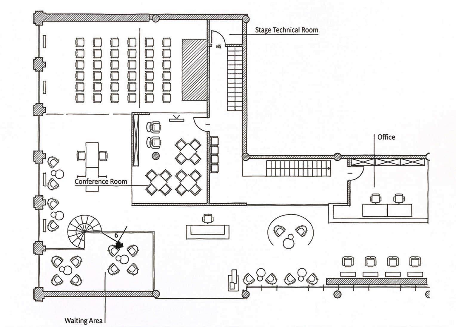 Rzut projektu L'Oréal Training Center